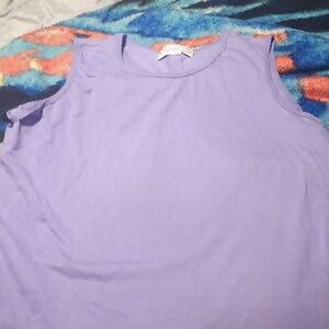 Basic Editions Purple Tank Top
